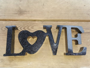 LOVE Sign, standing decoration, Ornament, Table Decoration