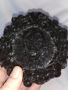 Skull Ring Dish, Paperweight, Jewelry Organizer, Skull Vanity Tray, Scull Ashtray