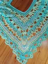 Load image into Gallery viewer, Seaside Crochet Cape
