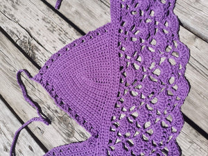 PLUS Size Crochet Bikini Top/Crop Top