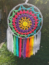 Load image into Gallery viewer, Rainbow Mandala Wall Hanging
