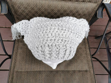 Load image into Gallery viewer, Chunky Hat with Tassels, large Adult Hat, Handmade crochet Hat

