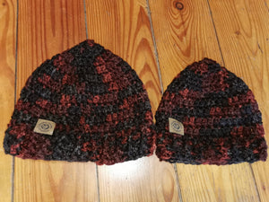 Daddy and Me Hat Set, Adult and Child Hats, Handmade Hat Set
