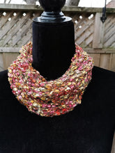 Load image into Gallery viewer, Rose Gold Scarf, Infinity Scarf, Travel Scarf, all season Wrap
