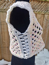 Load image into Gallery viewer, Granny Square Crop Sweater, Crochet Sweater, Crochet Vest, Cropped Granny Square Top
