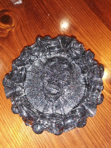 Skull Ring Dish, Paperweight, Jewelry Organizer, Skull Vanity Tray, Scull Ashtray